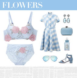 女士兒童男士內(nèi)衣 泳裝 睡衣產(chǎn)品時尚搭配拼圖